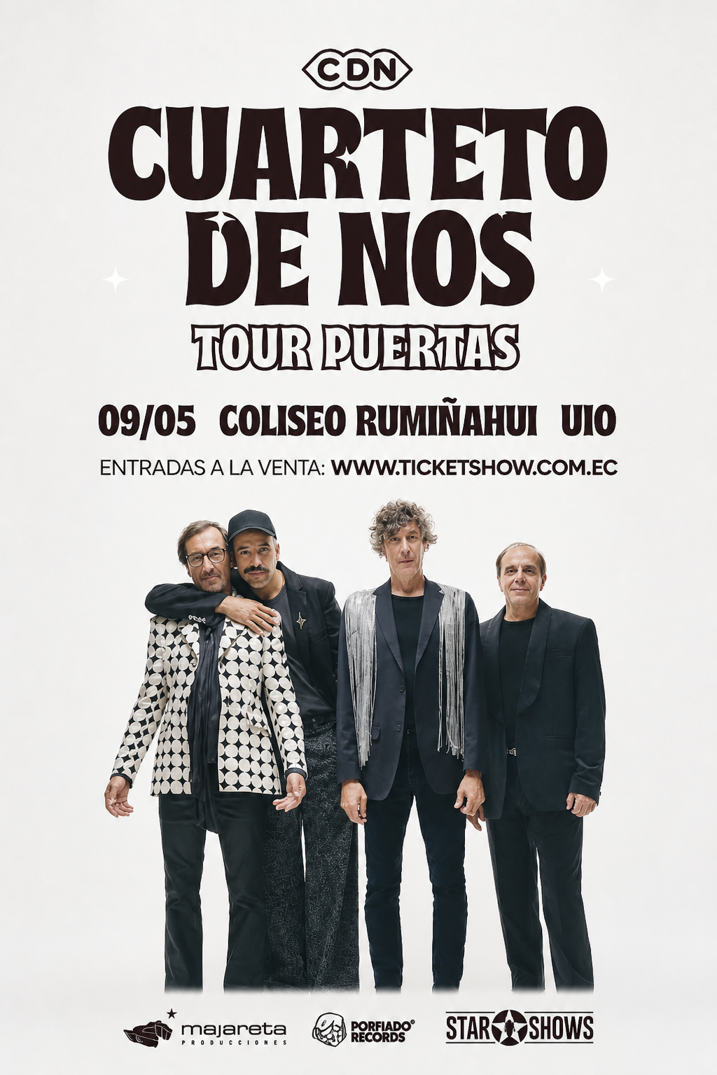 Cuarteto De Nos "Tour Puertas" - Quito