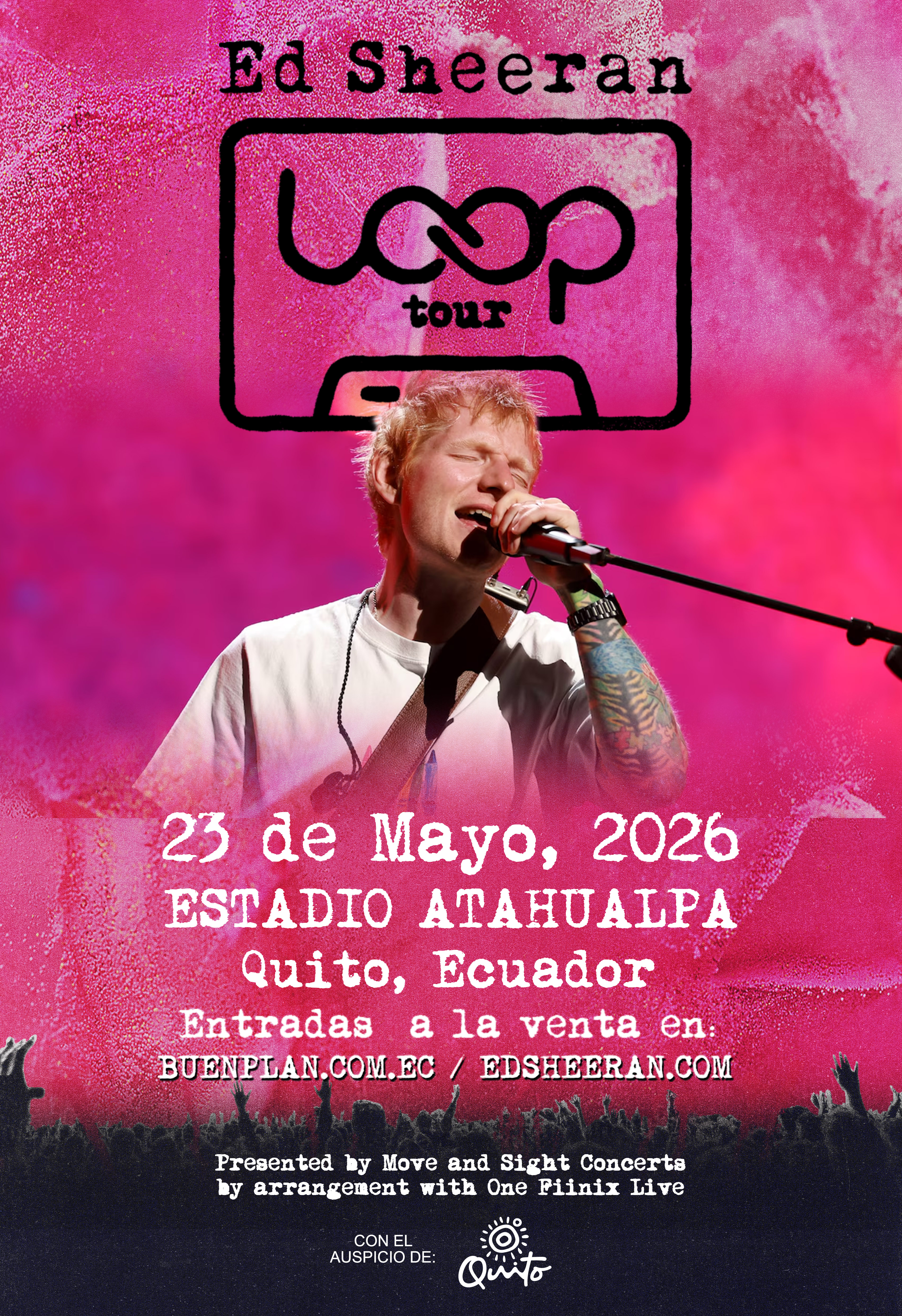 Ed Sheeran Loop Tour Quito 2026