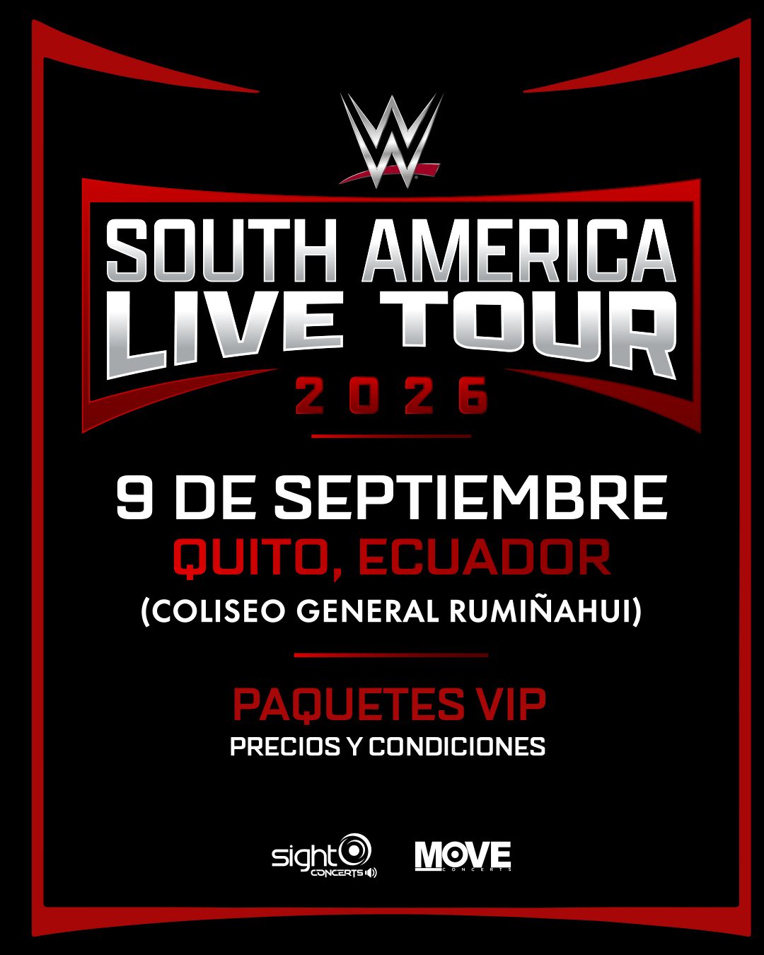 WWE Live Quito 2026: Fecha, Entradas y Detalles del Evento