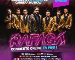 Celebrando su 24 Aniversario: Rafaga en Concierto